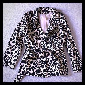 Animal print lightweight jacket Sz. 16